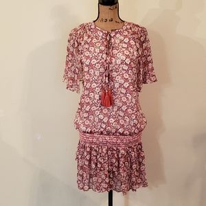 Rebecca Minkoff Drop Waist Floral Dress size S